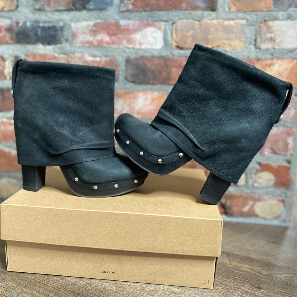 Vince Camuto Fold over Heeled Bootie